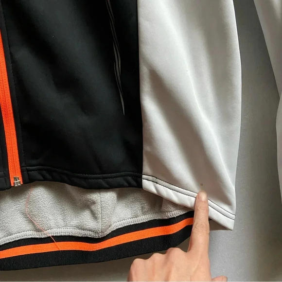 Crane fleece lined Vancouver cycling full zip jacket Sz L - Picture 11 of 16